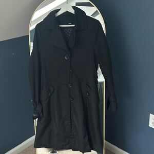 Black trenchcoat